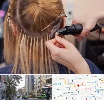 آموزش اکستنشن مو در فاطمی