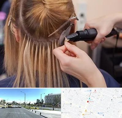 آموزش اکستنشن مو در بلوار کلاهدوز مشهد