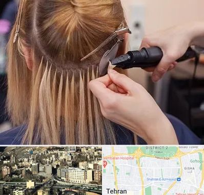 آموزش اکستنشن مو در مرزداران 