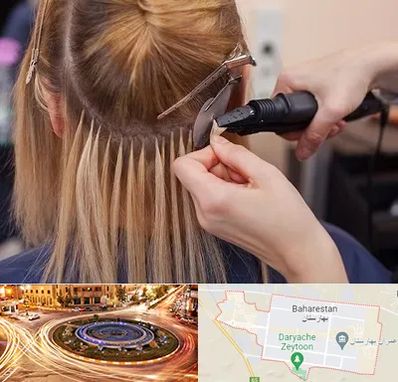 آموزش اکستنشن مو در بهارستان