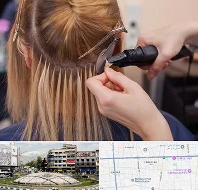 آموزش اکستنشن مو در مرکز تهران