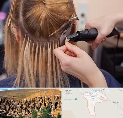 آموزش اکستنشن مو در اسکو