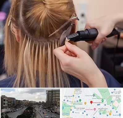 آموزش اکستنشن مو در بلوار فردوسی مشهد