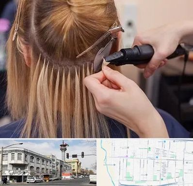 آموزش اکستنشن مو در 17شهریور