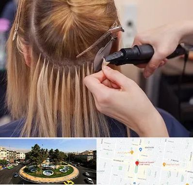 آموزش اکستنشن مو در هفت حوض