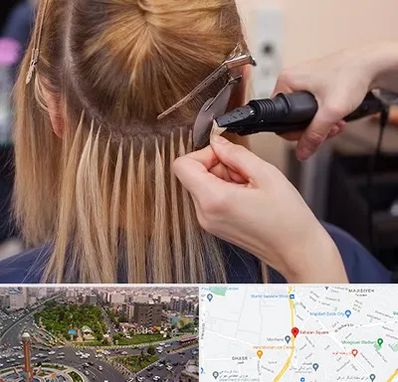 آموزش اکستنشن مو در سبلان