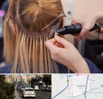 آموزش اکستنشن مو در خطیب تبریز