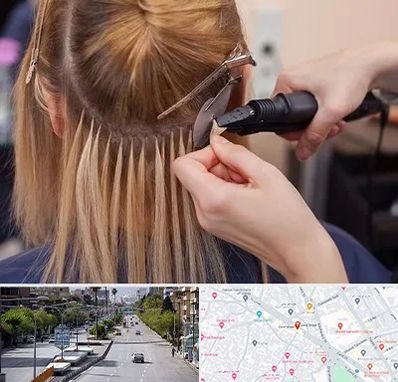 آموزش اکستنشن مو در خیابان زند شیراز