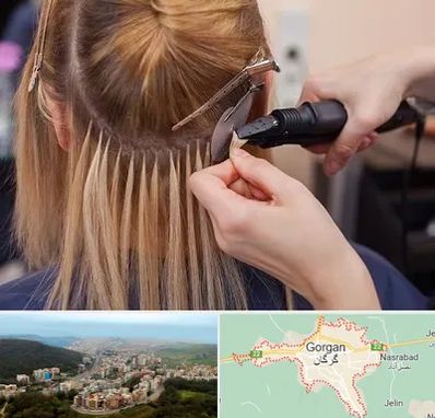 آموزش اکستنشن مو در گرگان