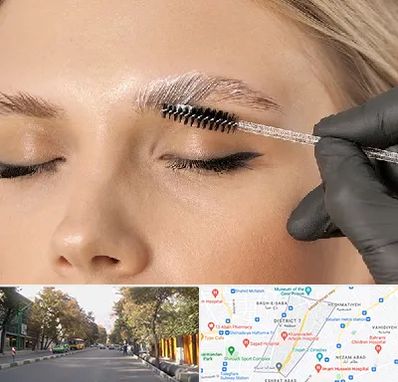 آموزش لیفت و لمینت مژه و ابرو در شریعتی 