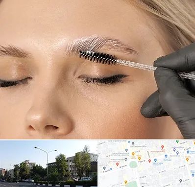 آموزش لیفت و لمینت مژه و ابرو در میدان کاج