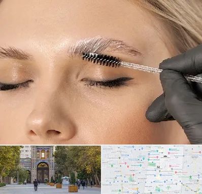 آموزش لیفت و لمینت مژه و ابرو در منطقه 12 تهران