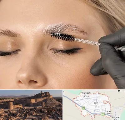 آموزش لیفت و لمینت مژه و ابرو در بم