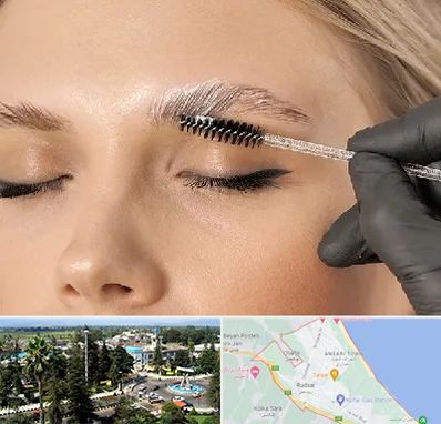 آموزش لیفت و لمینت مژه و ابرو در رودسر