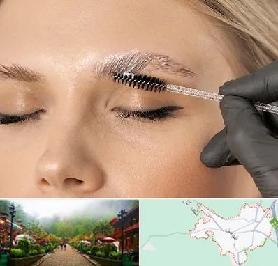 آموزش لیفت و لمینت مژه و ابرو در فومن