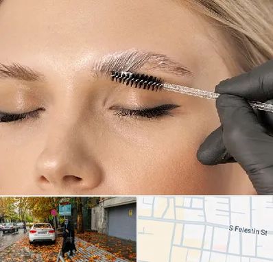 آموزش لیفت و لمینت مژه و ابرو در خیابان فلسطین