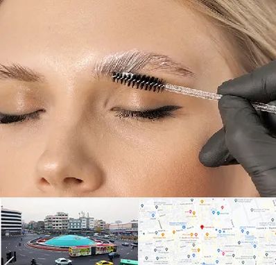 آموزش لیفت و لمینت مژه و ابرو در میدان انقلاب