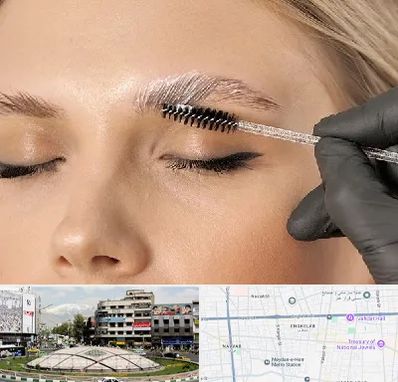 آموزش لیفت و لمینت مژه و ابرو در مرکز تهران