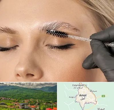 آموزش لیفت و لمینت مژه و ابرو در آمل