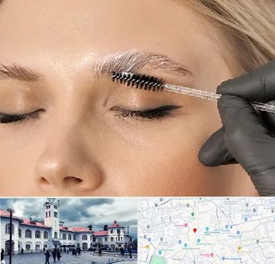 آموزش لیفت و لمینت مژه و ابرو در میدان شهرداری رشت