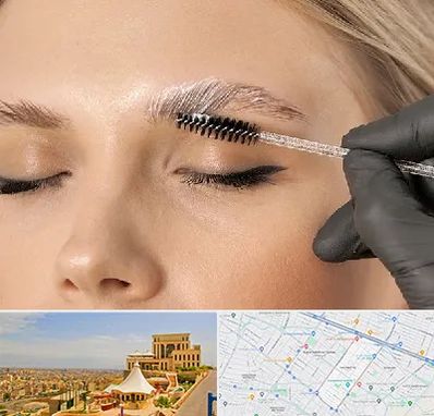 آموزش لیفت و لمینت مژه و ابرو در هاشمیه مشهد