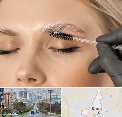 آموزش لیفت و لمینت مژه و ابرو در گوهردشت کرج 