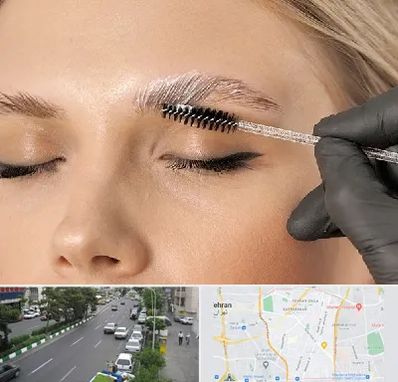 آموزش لیفت و لمینت مژه و ابرو در ستارخان 