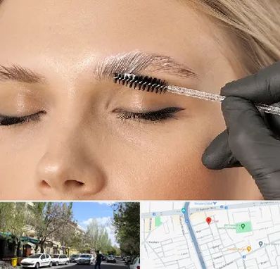 آموزش لیفت و لمینت مژه و ابرو در کوی فیروز تبریز