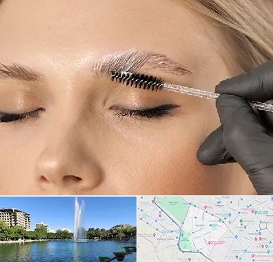 آموزش لیفت و لمینت مژه و ابرو در کوهسنگی مشهد