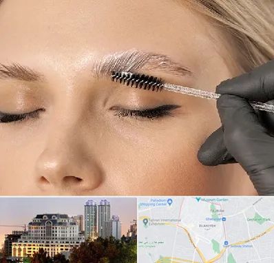 آموزش لیفت و لمینت مژه و ابرو در فرشته 