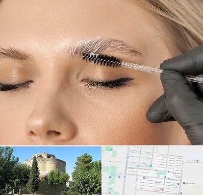 آموزش لیفت و لمینت مژه و ابرو در مرداویج اصفهان