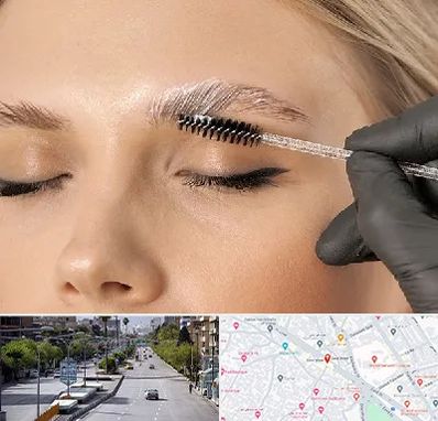 آموزش لیفت و لمینت مژه و ابرو در خیابان زند شیراز