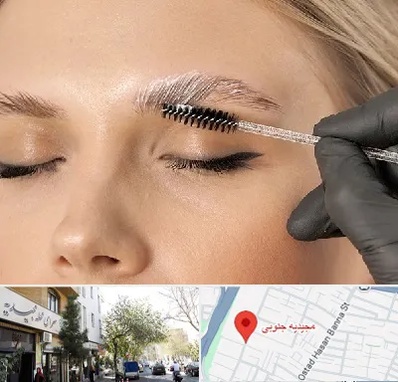 آموزش لیفت و لمینت مژه و ابرو در مجیدیه جنوبی