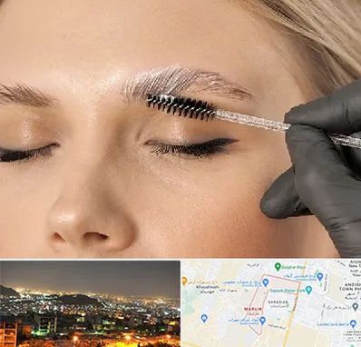 آموزش لیفت و لمینت مژه و ابرو در مارلیک کرج