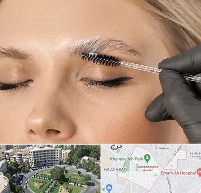 آموزش لیفت و لمینت مژه و ابرو در جهانشهر کرج 