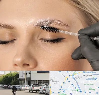 آموزش لیفت و لمینت مژه و ابرو در قدوسی شرقی شیراز