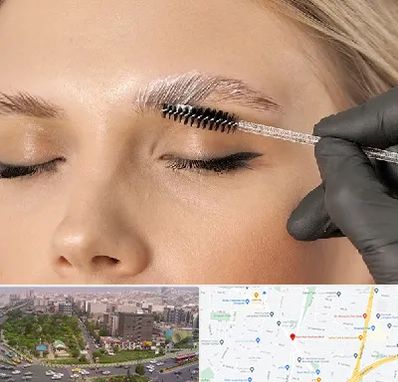 آموزش لیفت و لمینت مژه و ابرو در آیت الله کاشانی