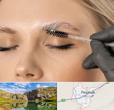 آموزش لیفت و لمینت مژه و ابرو در فیروزکوه