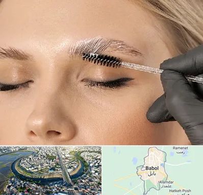 آموزش لیفت و لمینت مژه و ابرو در بابل