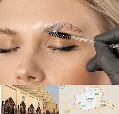 آموزش لیفت و لمینت مژه و ابرو در ساوه