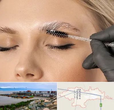 آموزش لیفت و لمینت مژه و ابرو در بندر ترکمن