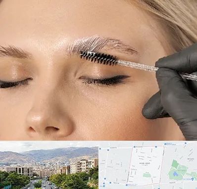آموزش لیفت و لمینت مژه و ابرو در خانی آباد