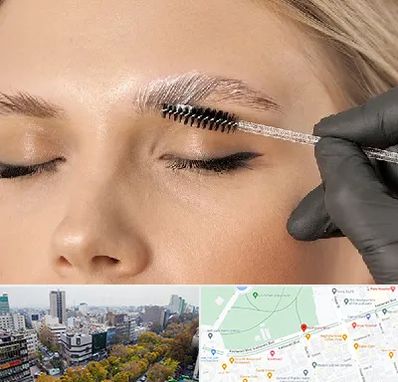 آموزش لیفت و لمینت مژه و ابرو در بلوار کشاورز