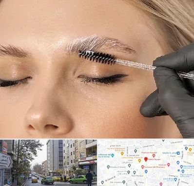 آموزش لیفت و لمینت مژه و ابرو در فاطمی