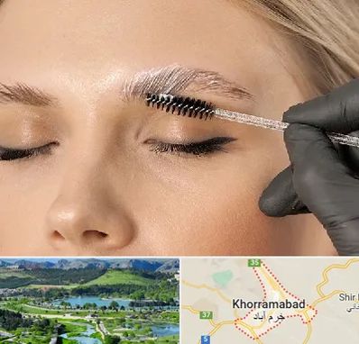 آموزش لیفت و لمینت مژه و ابرو در خرم آباد