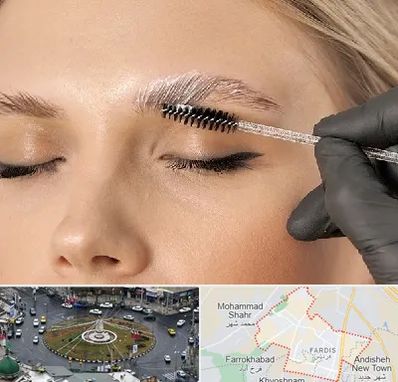 آموزش لیفت و لمینت مژه و ابرو در فردیس کرج 
