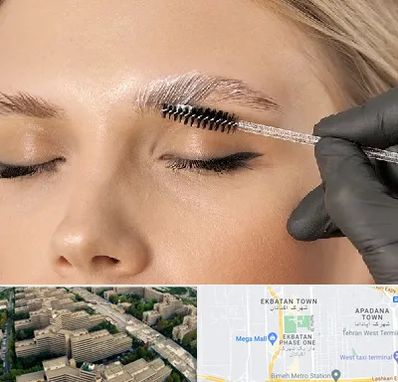 آموزش لیفت و لمینت مژه و ابرو در اکباتان 