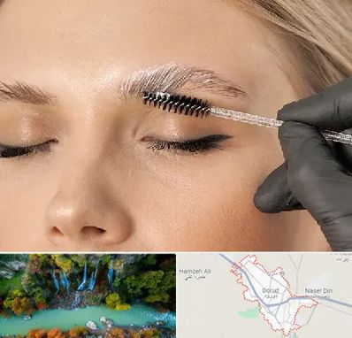 آموزش لیفت و لمینت مژه و ابرو در دورود