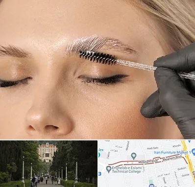 آموزش لیفت و لمینت مژه و ابرو در بلوار معلم رشت 