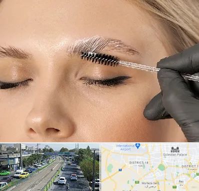 آموزش لیفت و لمینت مژه و ابرو در جنوب تهران 